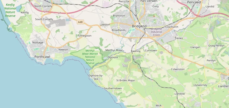 Map of the Merthyr area we cover
